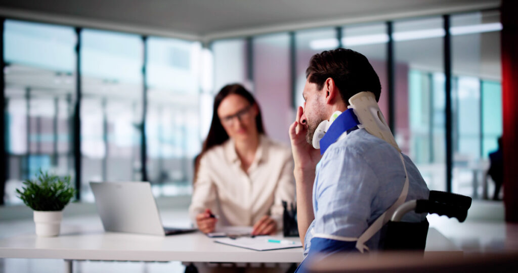 Worker Injury And Disability Compensation. Social Security Claim